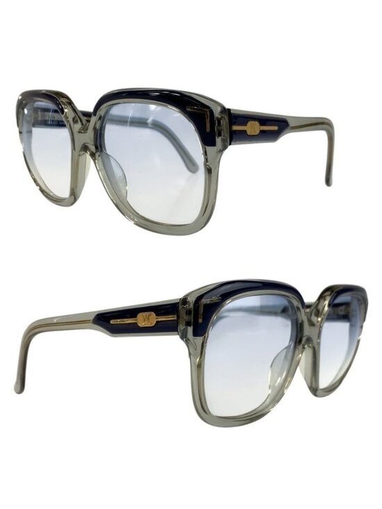 Celine Vintage Blue Acetate Sunglasses Eyewear main image 6